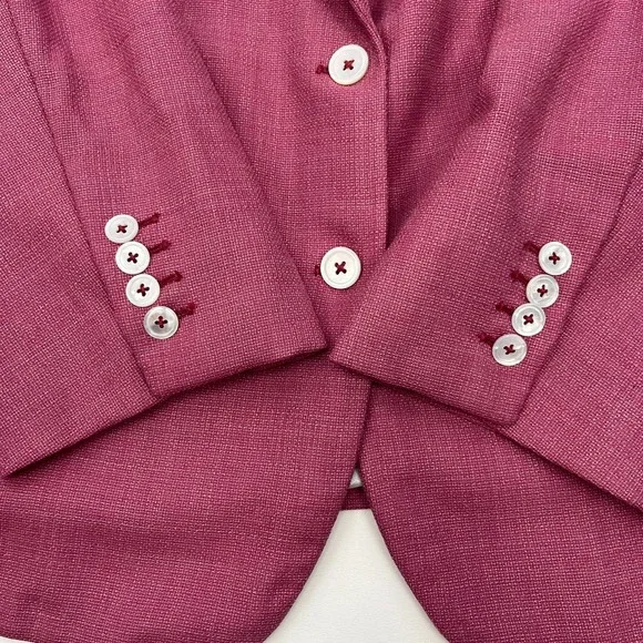 Tom James Holland & Sherry Custom Blazer Pink Womens 56" Chest = 4X - Picture 5 of 15